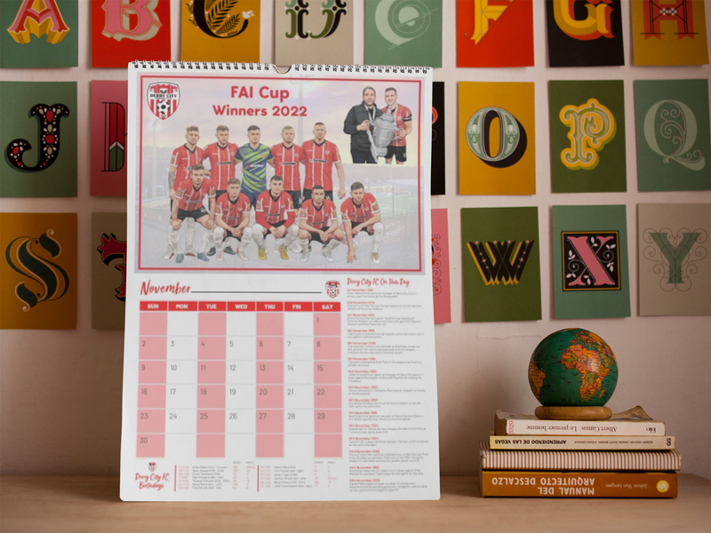 Derry City FC Calendar 2025