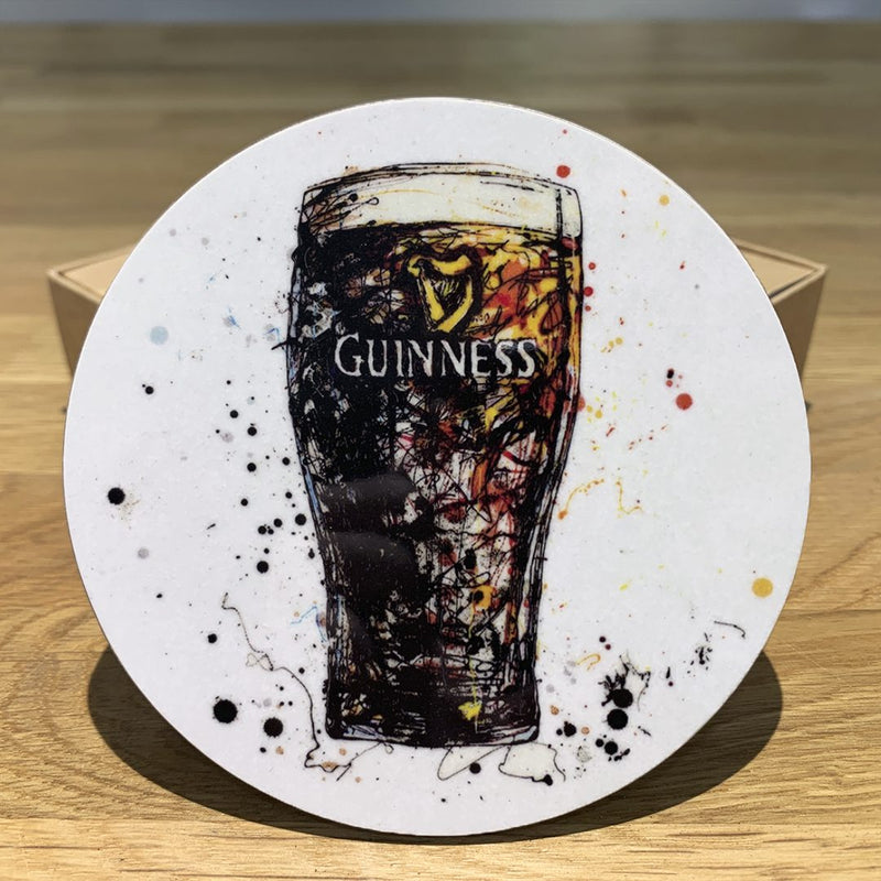 Drinks Coasters Gift Set of 6 by Kathryn Callaghan
