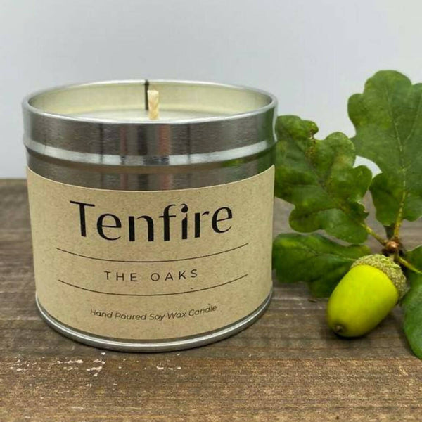 The Oaks Masculine Scent - Soy Wax Candle Tin