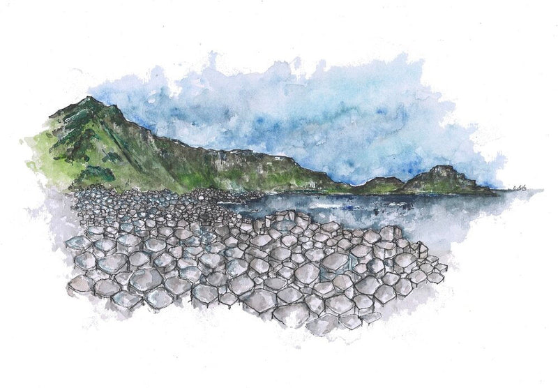 Giant's Causeway Print - A5/A4 Print