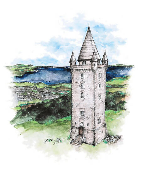 Scrabo Tower - A4 Print