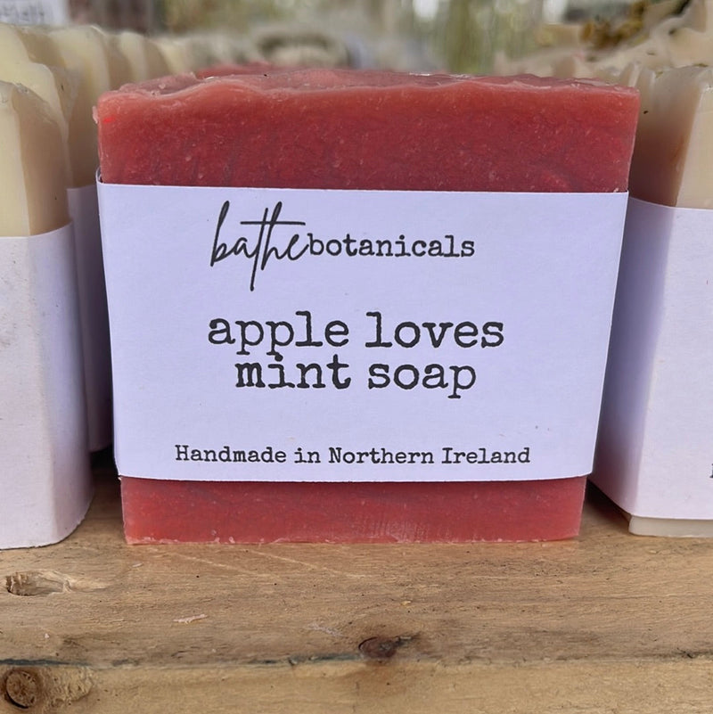 Apple loves mint soap