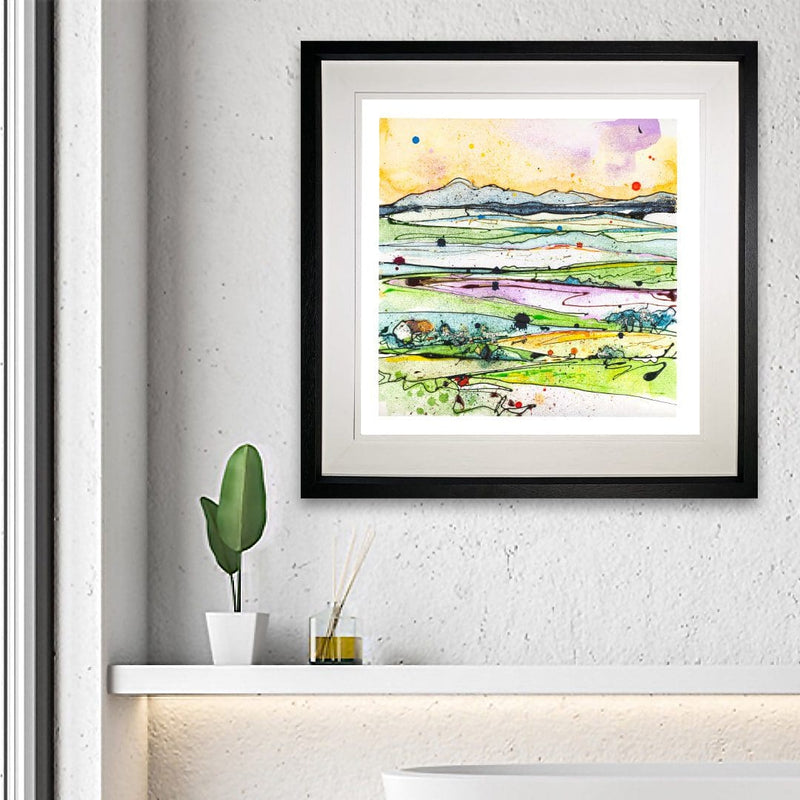 Across the Drumlins - Northern Ireland Print with Size and Presentation Options