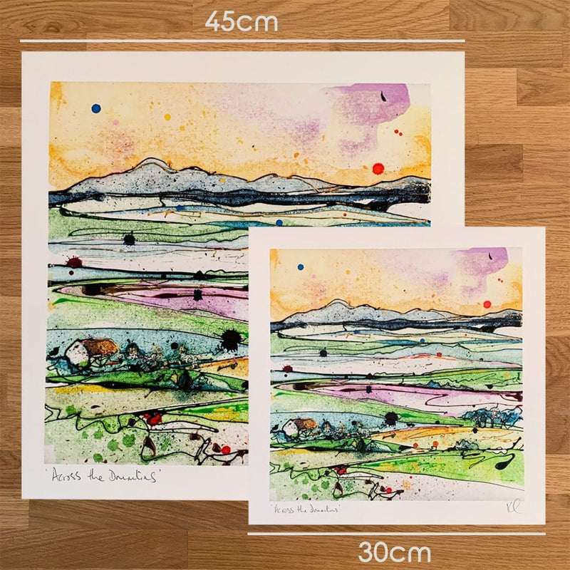 Across the Drumlins - Northern Ireland Print with Size and Presentation Options