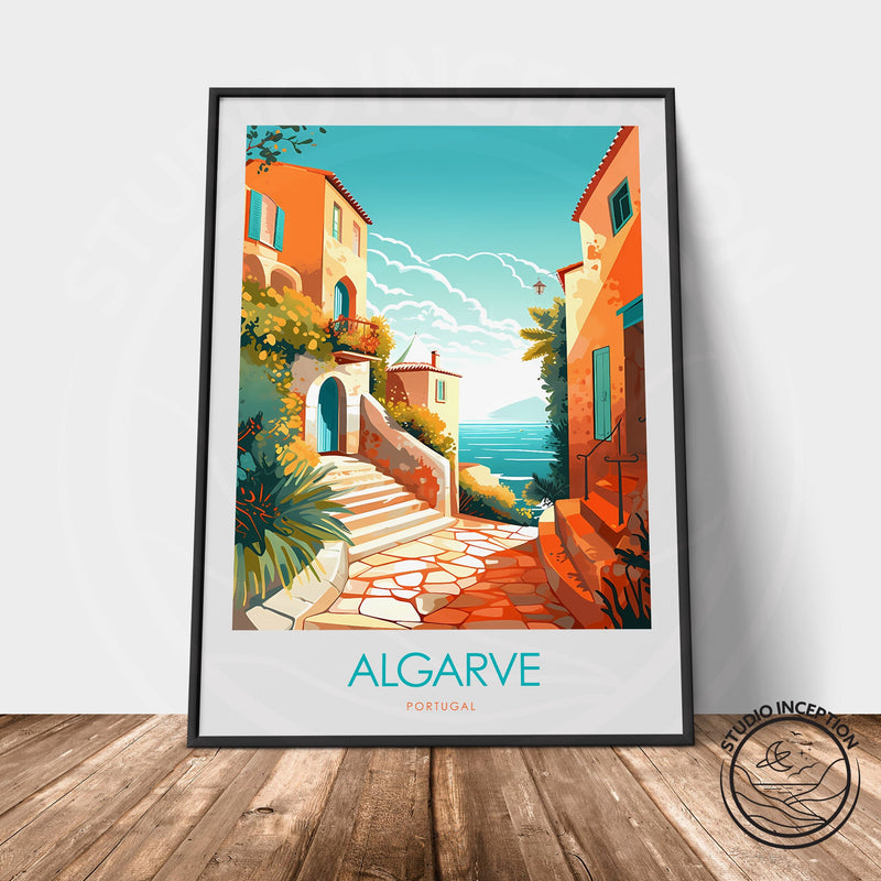 Algarve Portugal Minimalist Print