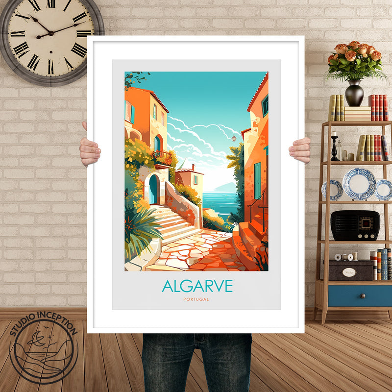 Algarve Portugal Minimalist Print