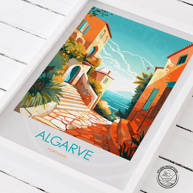 Algarve Portugal Minimalist Print