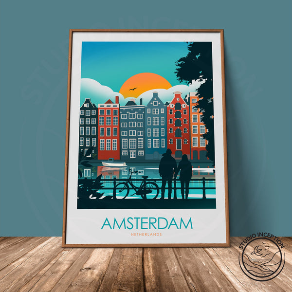 Amsterdam Minimalist Print