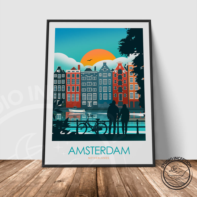 Amsterdam Minimalist Print