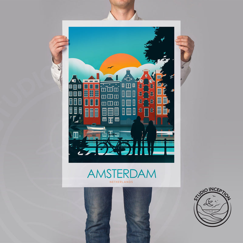 Amsterdam Minimalist Print