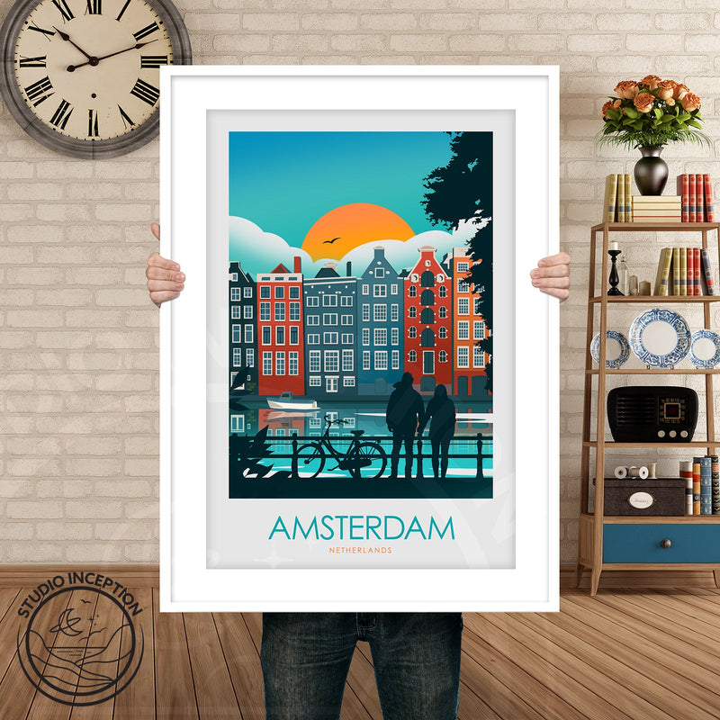 Amsterdam Minimalist Print