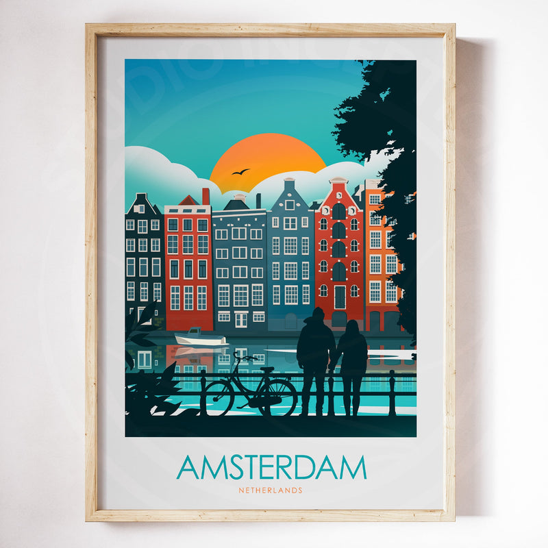 Amsterdam Minimalist Print