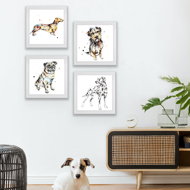 Anticipation - Pug Print with Size and Presentation Options