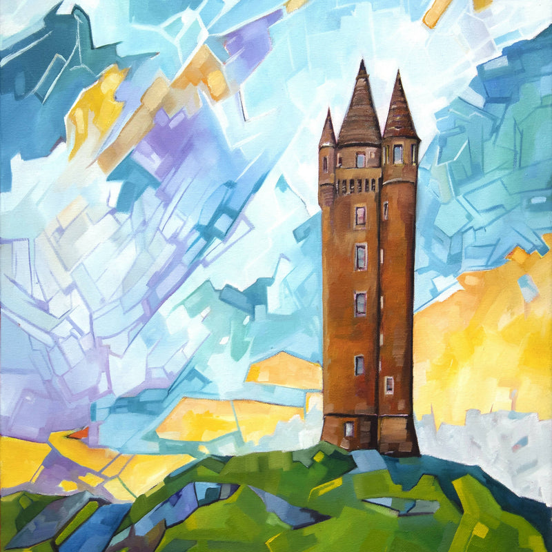 Scrabo Tower Giclée Print - Historic Irish Landmark