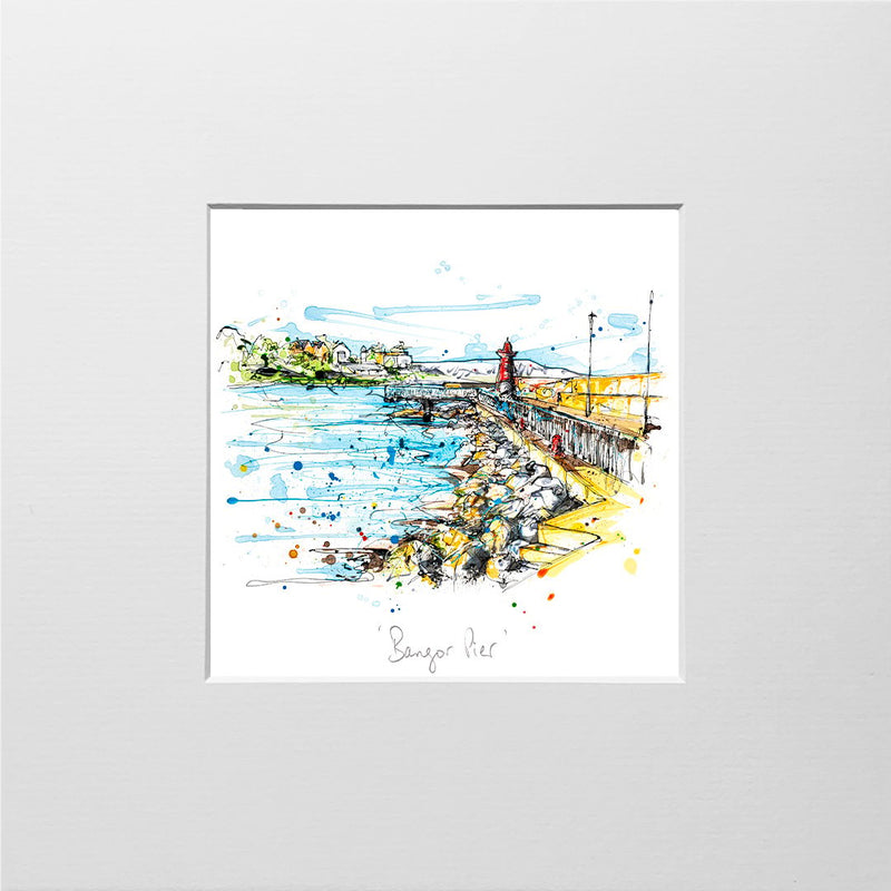 Bangor Pier - County Down Coastline Print with Size and Presentation Options