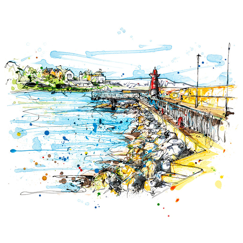 Bangor Pier - County Down Coastline Print with Size and Presentation Options