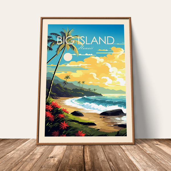 Big Island Traditional Style Print