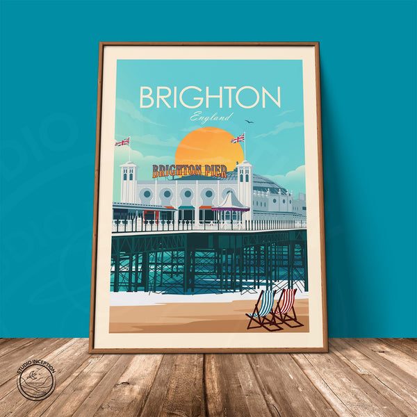 Brighton Traditional Style Print