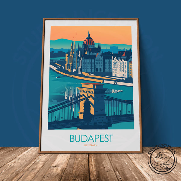 Budapest Minimalist Print