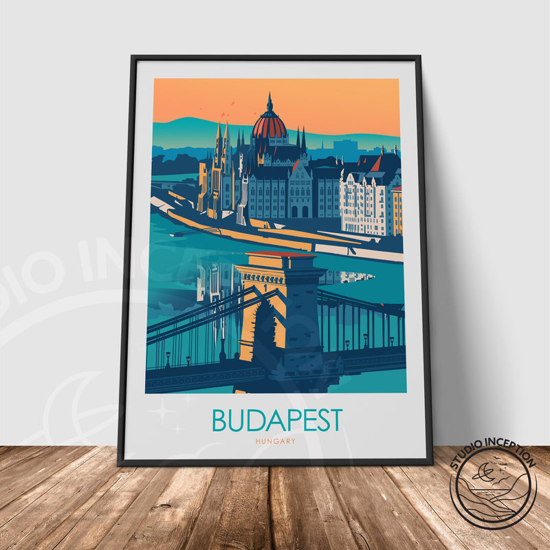 Budapest Minimalist Print