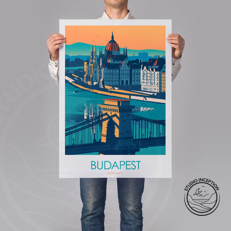 Budapest Minimalist Print