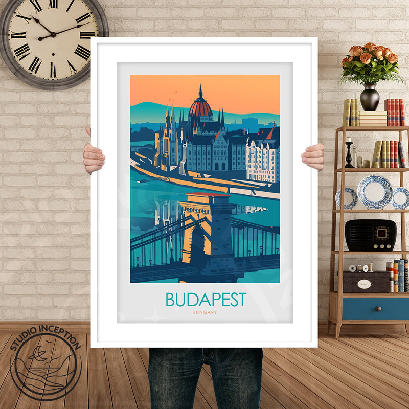 Budapest Minimalist Print