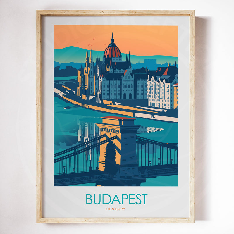 Budapest Minimalist Print