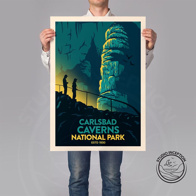 Carlsbad Caverns National Park Traditional Style Print