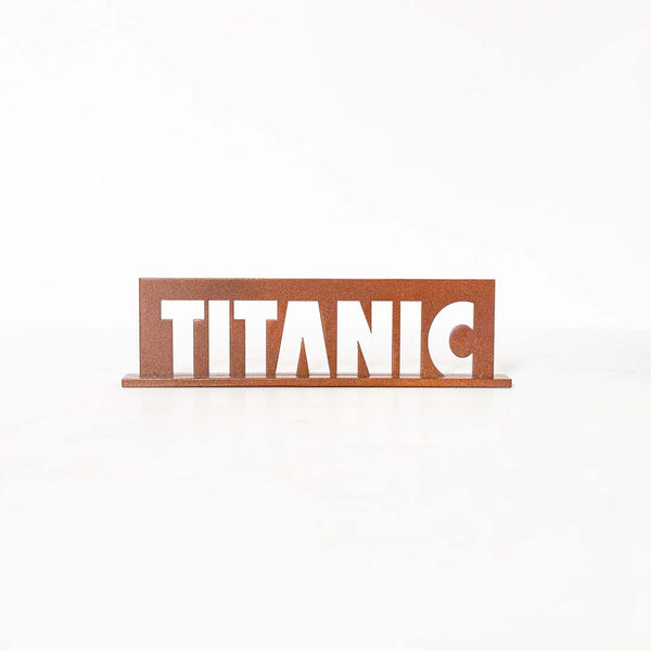 Titanic Museum Metal Sign - Cowfield Design