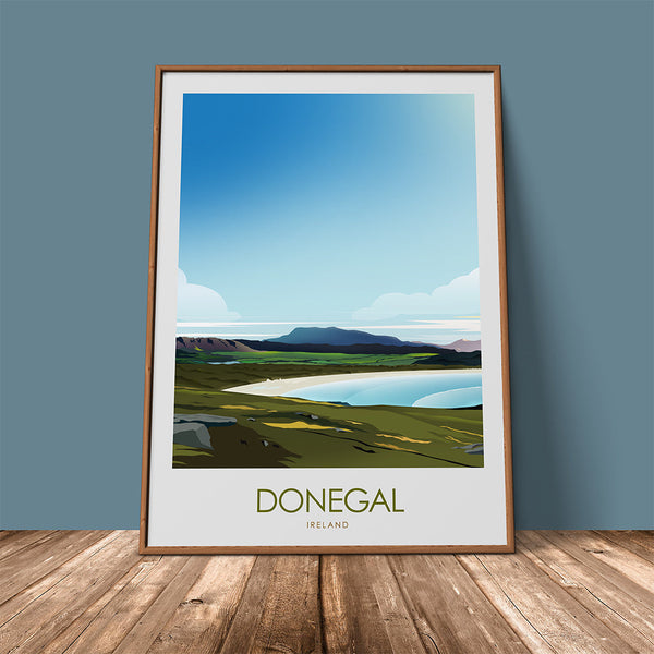 Co. Donegal Minimalist Print