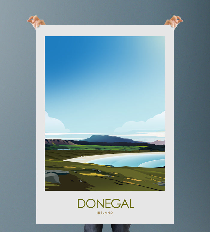 Co. Donegal Minimalist Print