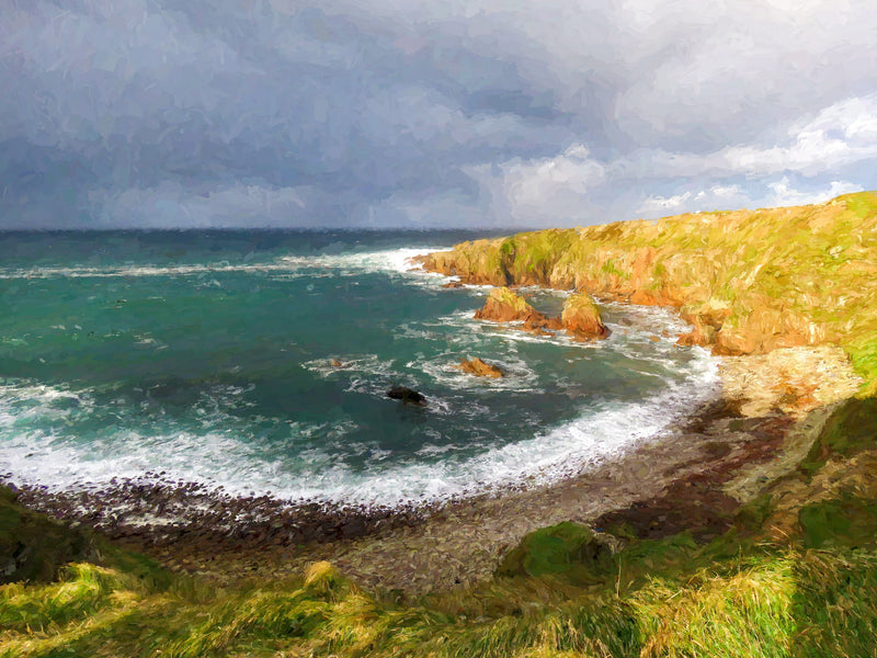 Evening sun ,Altawinny Bay , Cnoc Fola