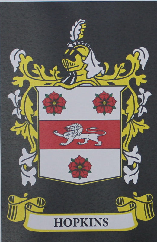 Hopkins - Irish Surname Coat of Arms Family Crest Heraldry