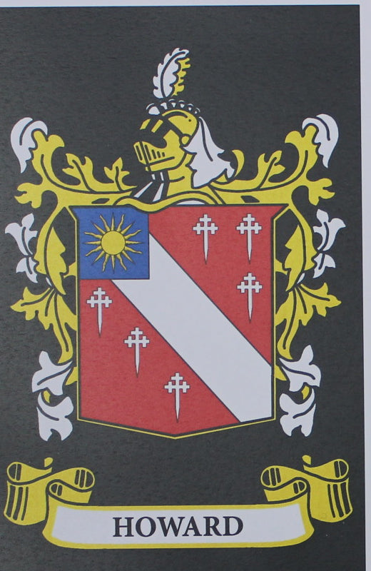 Howard - Irish American Surname Heraldry