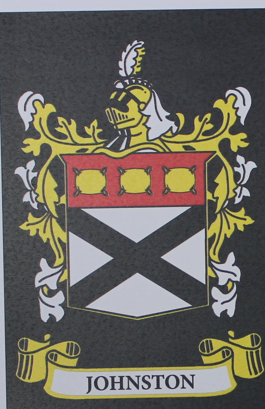 Johnston - Irish Surname Coat of Arms Family Crest Heraldry