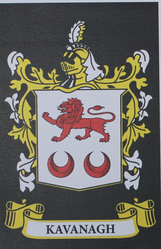 Kavanagh - Irish Surname Coat of Arms Family Crest Heraldry