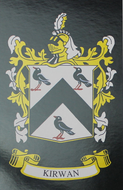 Kirwan - Irish Surname Coat of Arms Family Crest Heraldry