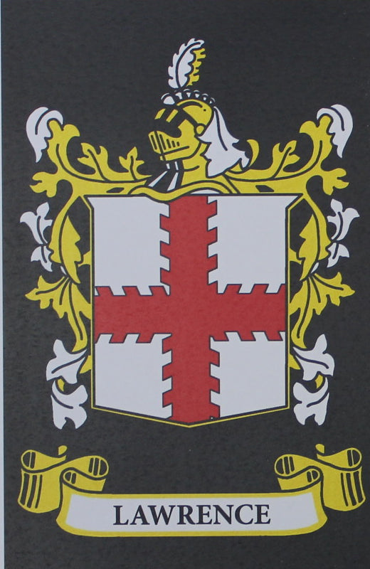 Lawrence - Irish Surname Coat of Arms Family Crest Heraldry