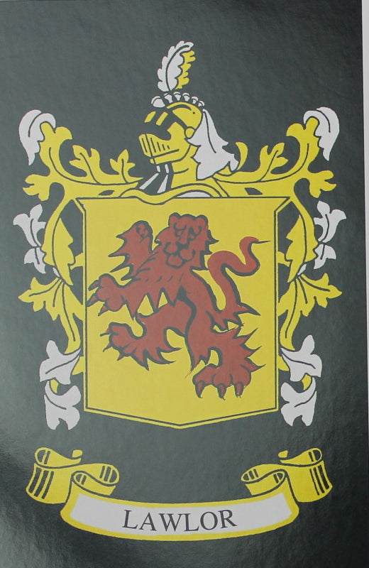 Lawlor - Irish Surname Coat of Arms Family Crest Heraldry