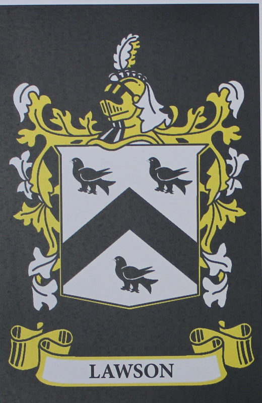 Lawson - Irish American Surname Heraldry