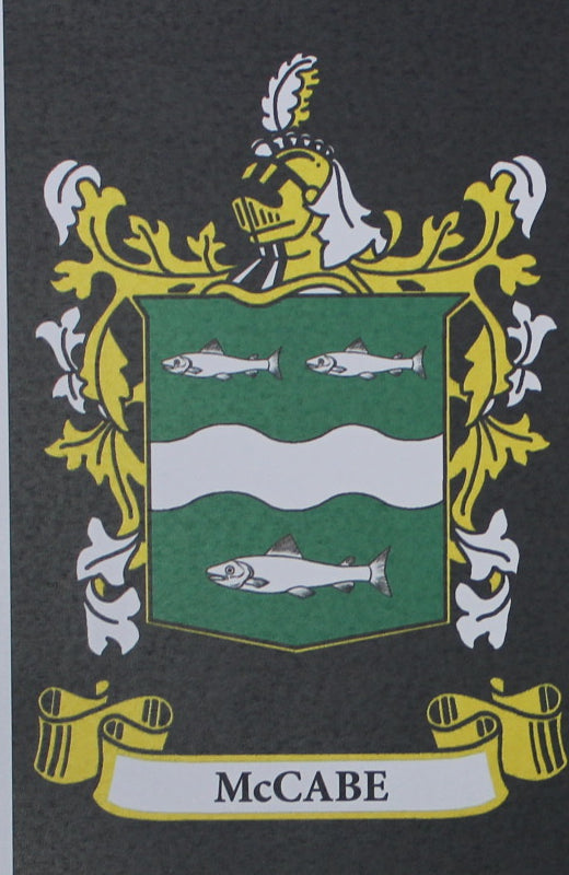 McCabe - Irish Surname Coat of Arms Family Crest Heraldry