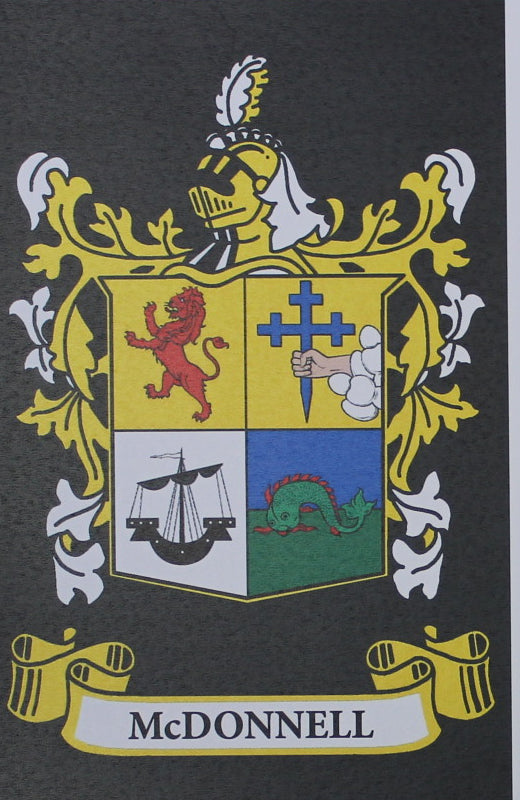 McDonnell - Irish American Surname Heraldry