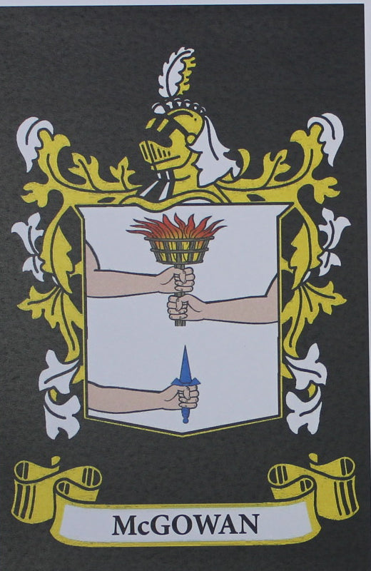 McGowan - Irish Surname Coat of Arms Family Crest Heraldry