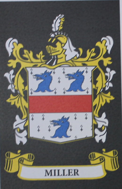 Miller - Irish American Surname Coat of Arms Family Crest Heraldry