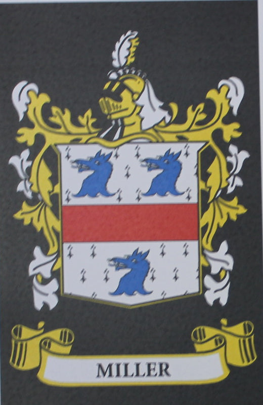 Miller - Irish American Surname Heraldry