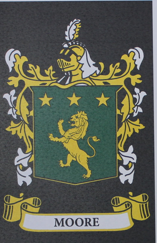 Moore - Irish American Surname Heraldry