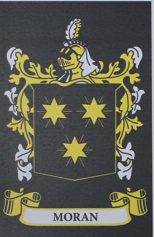 Moran - Irish American Surname Heraldry