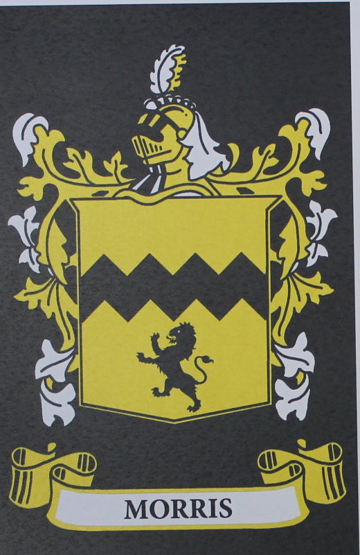 Morris - Irish American Surname Heraldry