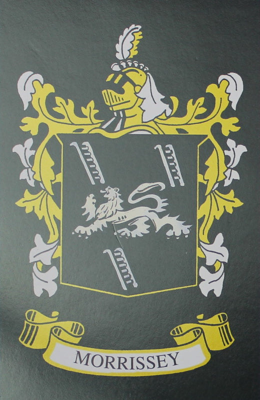 Morrissey - Irish Surname Coat of Arms Family Crest Heraldry