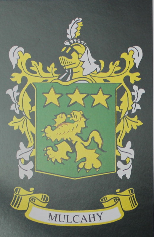 Mulcahy - Irish Surname Coat of Arms Family Crest Heraldry